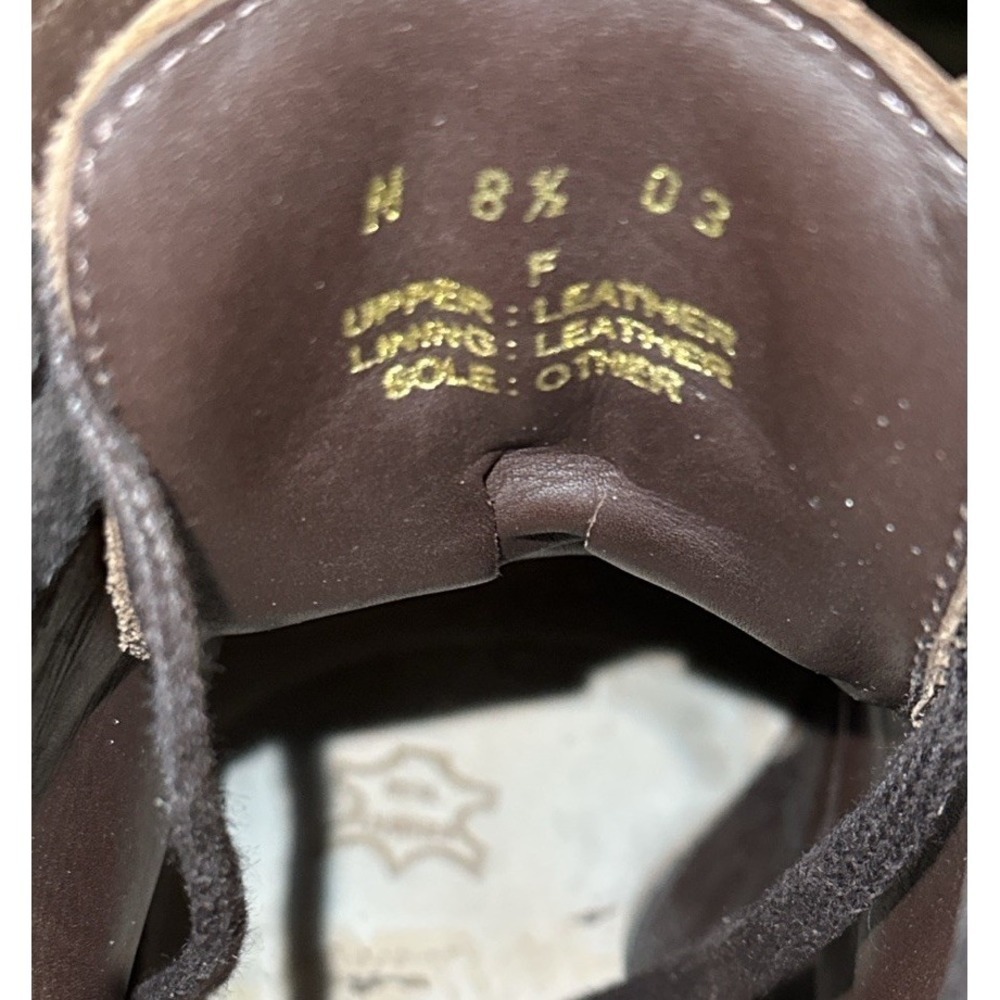 Loake Kirkby Dark Brown Nubuck Chukka Boots Mens Size US 8.5 F UK 7.5 No Insoles - Picture 10 of 11